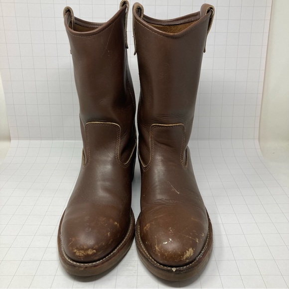 Double H Vintage pull on boots size 10 some scuffing on boots HH Boots - Picture 3 of 17